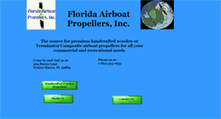 Desktop Screenshot of floridaairboatpropellers.com